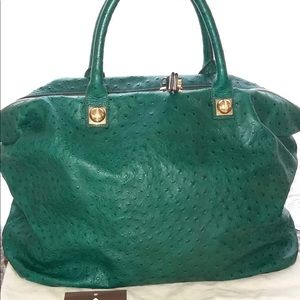 Authentic Chloe Hedda Ostrich Rare